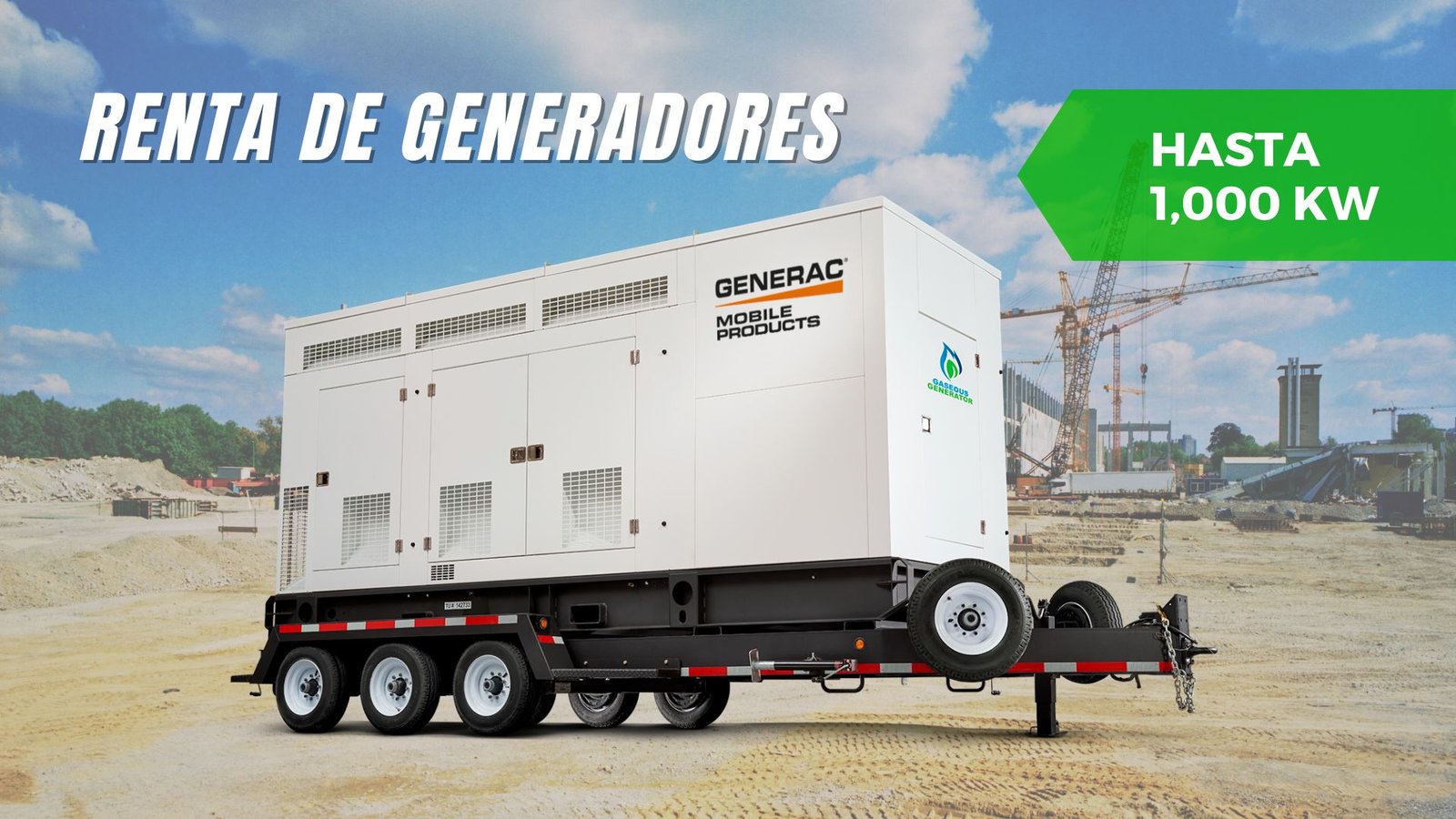 Renta de Generadores de luz